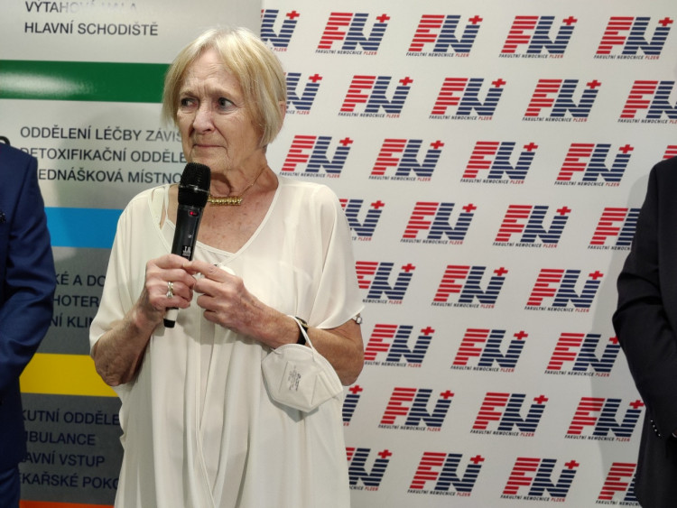 Běla Gran Jensen, zakladatelka organizace Hnutí na vlastních nohou – Stonožka.
