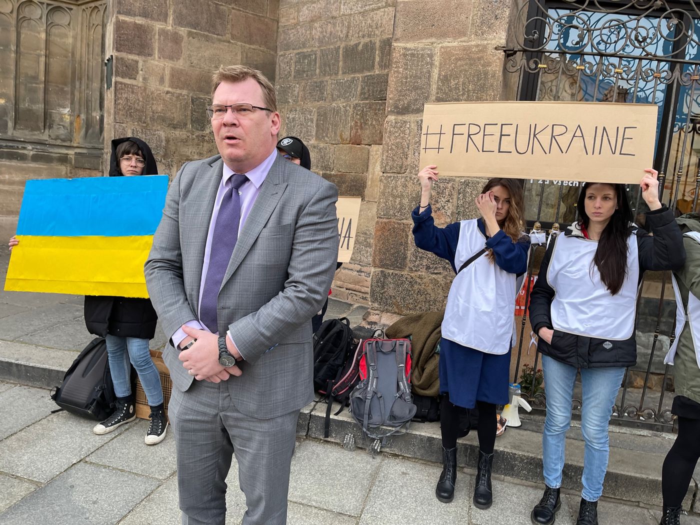 FOTOGALERIE: Podpora Ukrajině