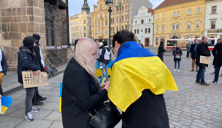 FOTOGALERIE: Podpora Ukrajině