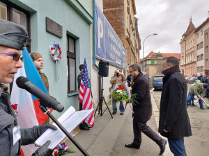 FOTOGALERIE: Plzeň si dnes připomněla památku plukovníka Pravomila Raichla