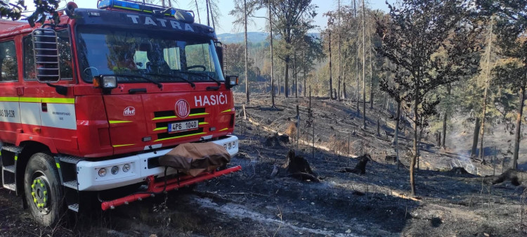 Hasiči Sušice: Hasiči z Plzeňského kraje pomáhají v Hřensku