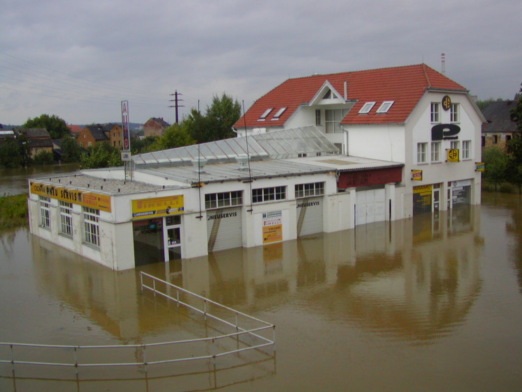 FOTOGALERIE: Povodně srpen 2002 Plzeň a okolí