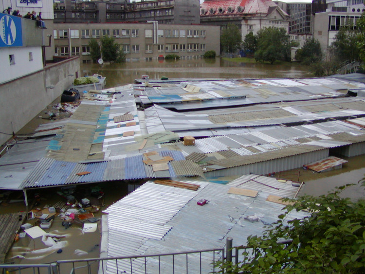 FOTOGALERIE: Povodně srpen 2002 Plzeň a okolí