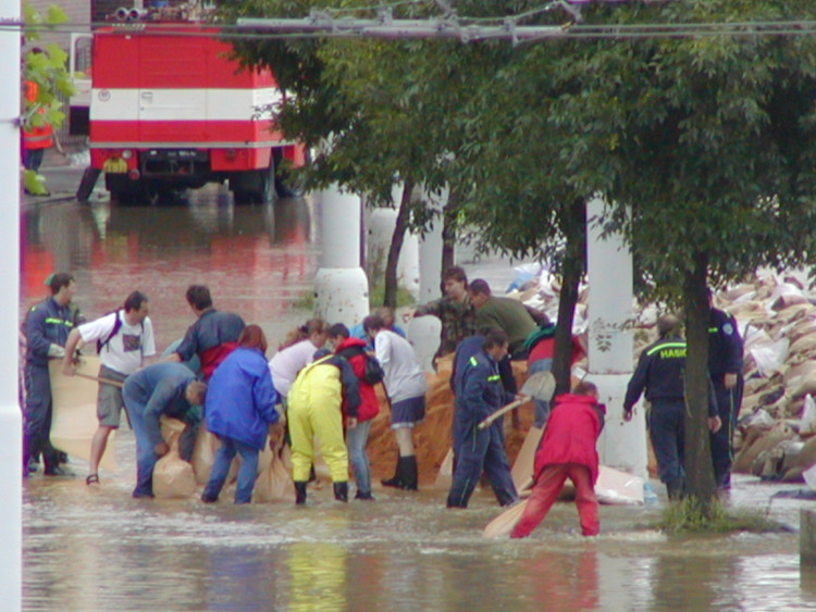 FOTOGALERIE: Povodně srpen 2002 Plzeň a okolí