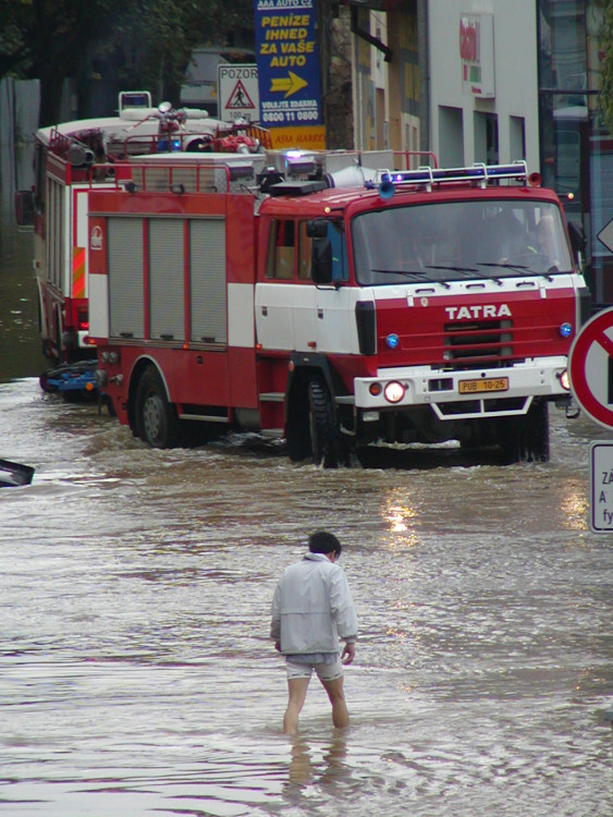 FOTOGALERIE: Povodně srpen 2002 Plzeň a okolí