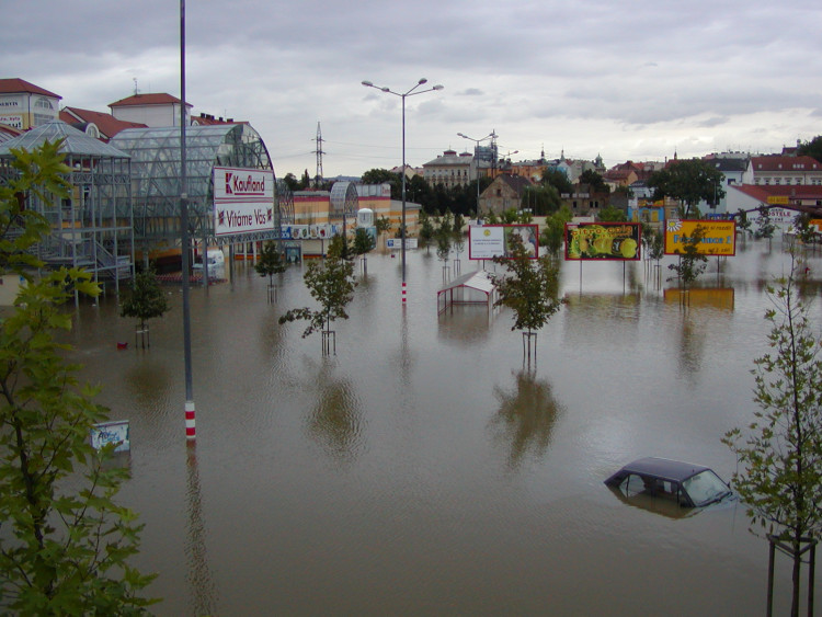 FOTOGALERIE: Povodně srpen 2002 Plzeň a okolí