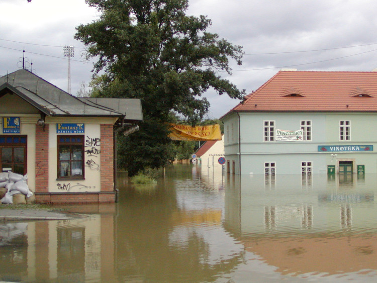 FOTOGALERIE: Povodně srpen 2002 Plzeň a okolí