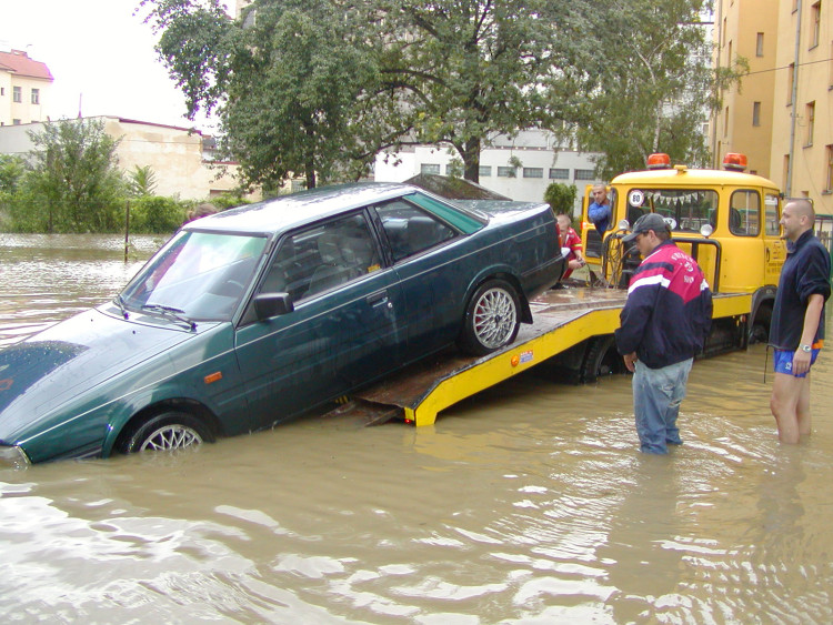 FOTOGALERIE: Povodně srpen 2002 Plzeň a okolí