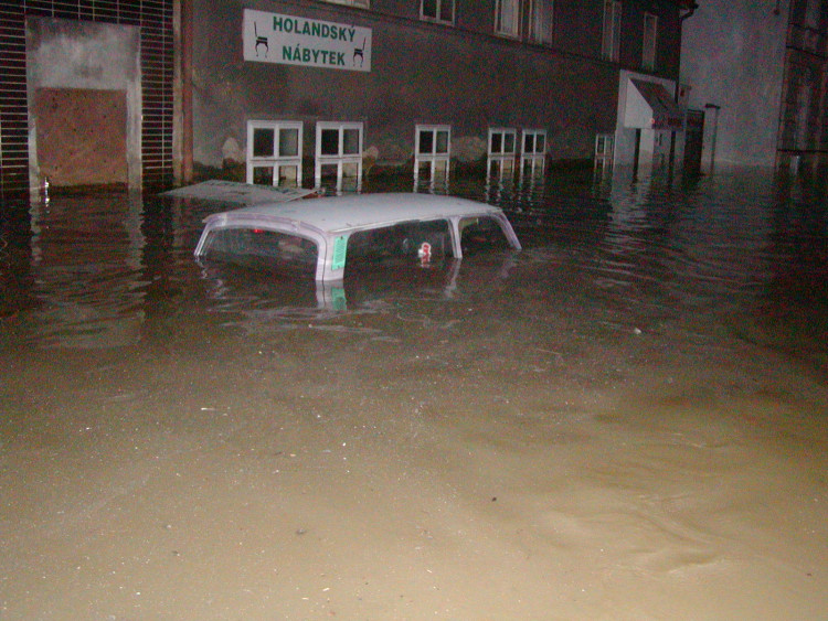 FOTOGALERIE: Povodně srpen 2002 Plzeň a okolí