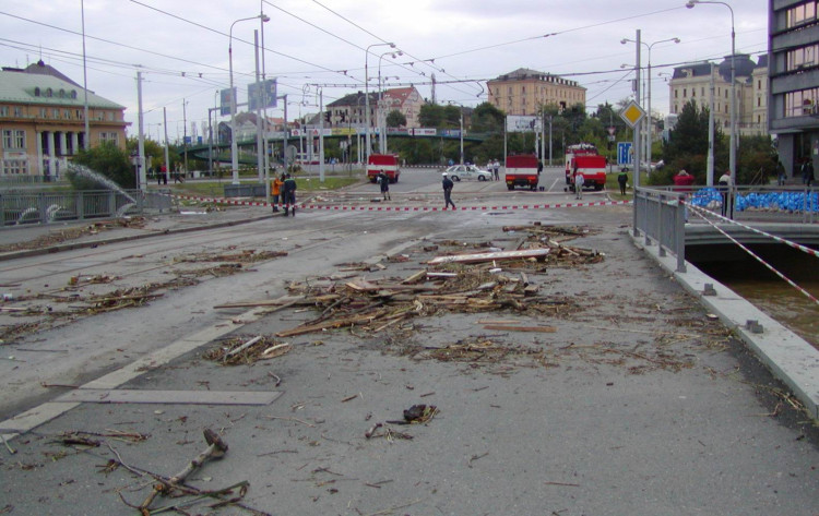 FOTOGALERIE: Povodně srpen 2002 Plzeň a okolí