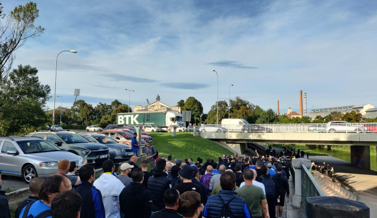 FOTOGALERIE: Fanoušci Interu Milán v Plzni