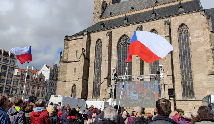 FOTOGALERIE: Protivládní demonstrace 28. září 2022