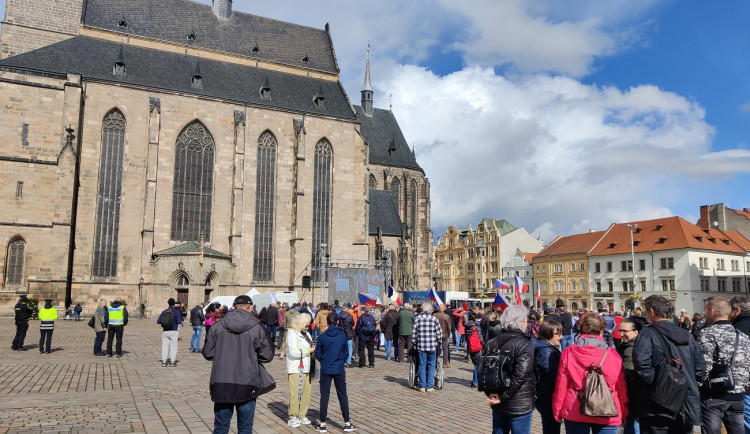 FOTOGALERIE: Protivládní demonstrace 28. září 2022