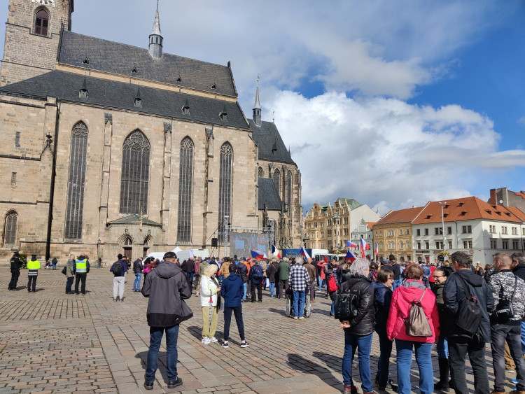 FOTOGALERIE: Protivládní demonstrace 28. září 2022