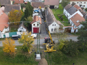 FOTOGALERIE: Příprava čapího hnízda ve Vstiši