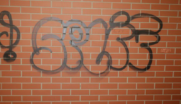 FOTOGALERIE: Sprejer řádil v okolí vlakového nádraží