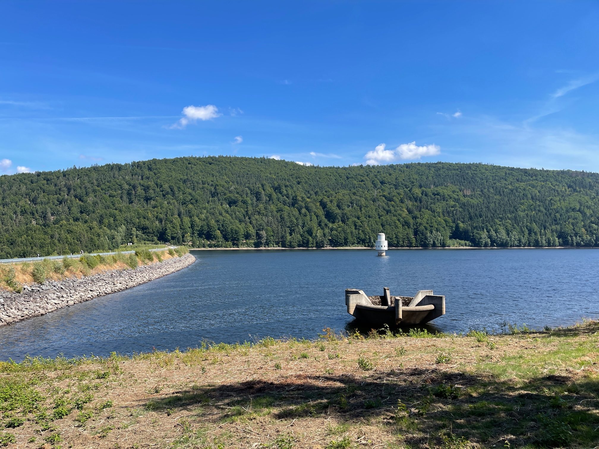 Přehrada Trinkwasser-Talsperre Frauenau
