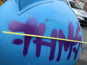 FOTOGALERIE: Sprejeři řádili v Klatovech