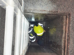 FOTOGALERIE: Požár lávky nad Radbuzou