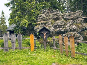 Umrlčí prkna na vrcholku Falkensteinu