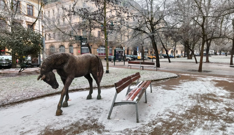 FOTOGALERIE: Plzeň zažila průmyslové sněžení