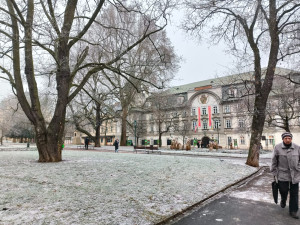 FOTOGALERIE: Plzeň zažila průmyslové sněžení