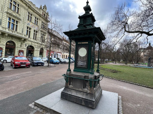 FOTOGALERIE: Meteokiosek v Kopeckého sadech