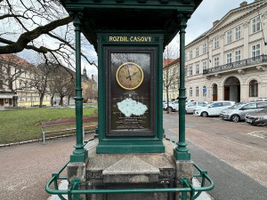 FOTOGALERIE: Meteokiosek v Kopeckého sadech