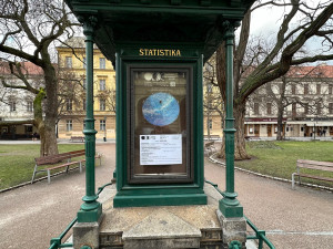 FOTOGALERIE: Meteokiosek v Kopeckého sadech