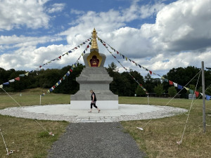 FOTOGALERIE: Buddhistická stúpa v Těnovicích a Těnovická skála
