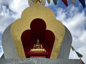 FOTOGALERIE: Buddhistická stúpa v Těnovicích a Těnovická skála