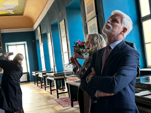 FOTOGALERIE: Návštěva prezidenta Petra Pavla v Týnci u Klatov