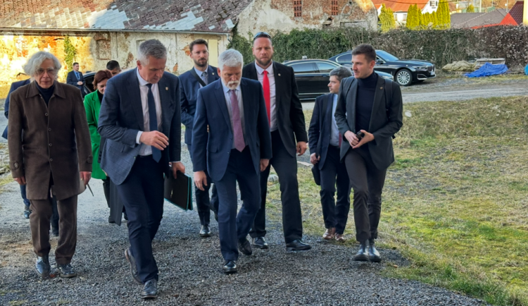 FOTOGALERIE: Návštěva prezidenta Petra Pavla v Týnci u Klatov