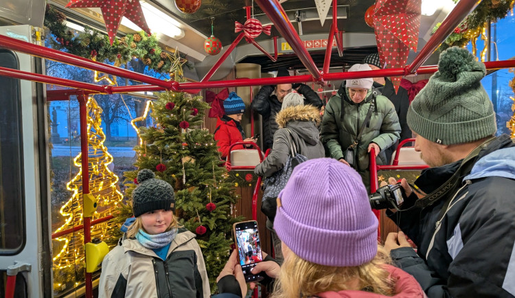 Vánoční tramvaj 2025