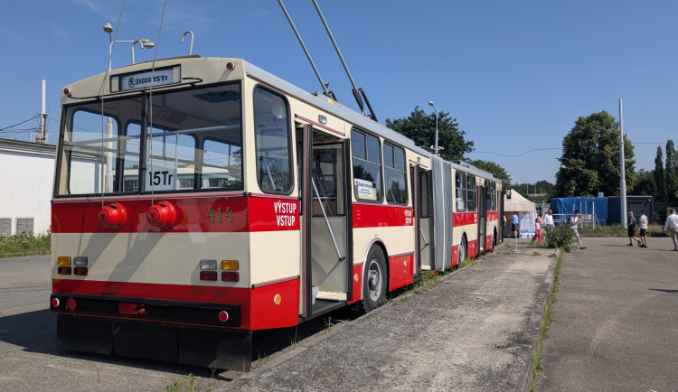 Trolejbusové oslavy v Plzni