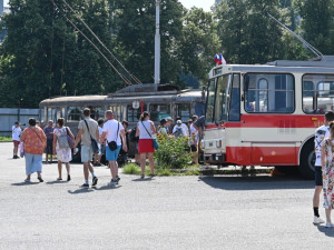 Trolejbusové oslavy v Plzni