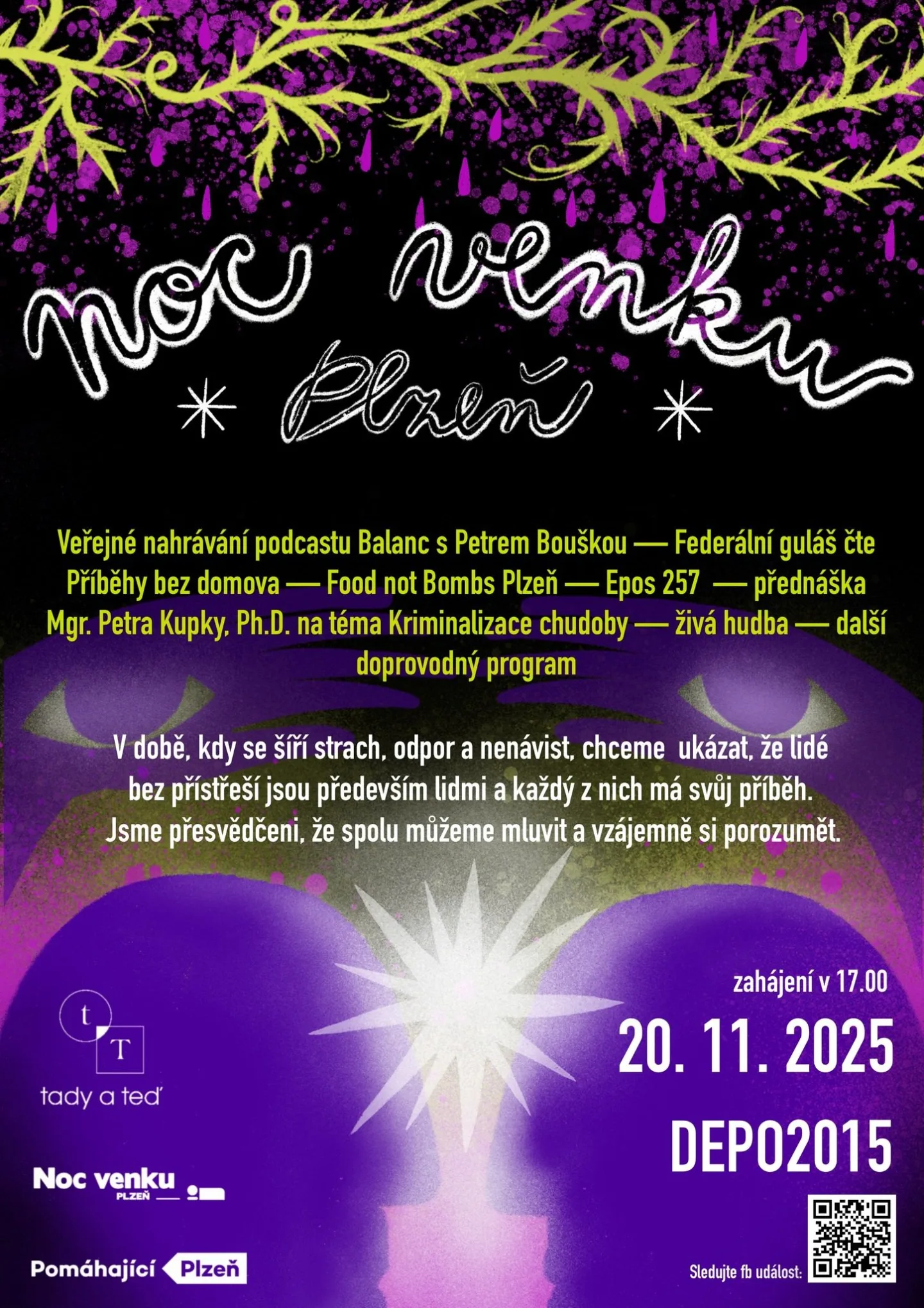 Noc venku Plzeň