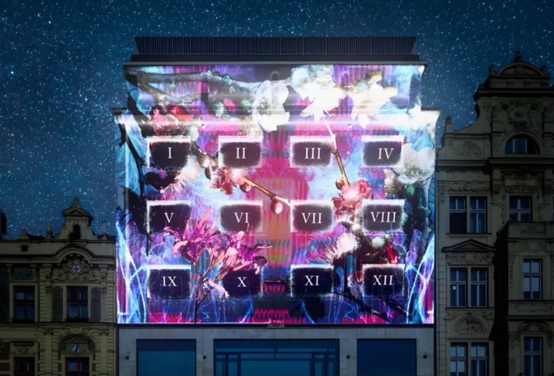 Novoroční videomapping
