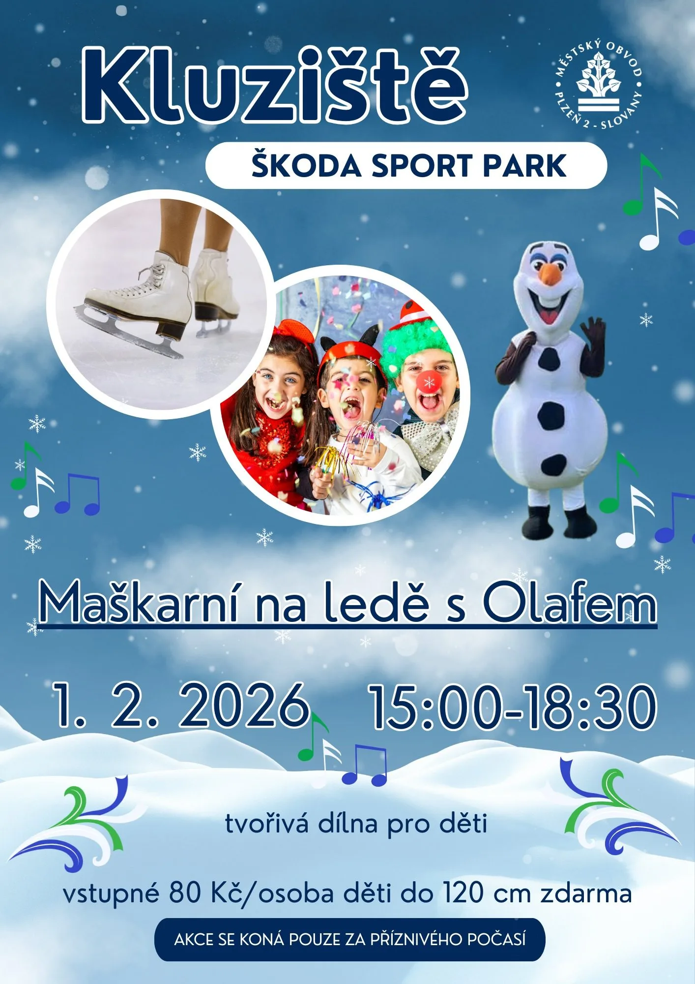 Maškarní na ledě s Olafem