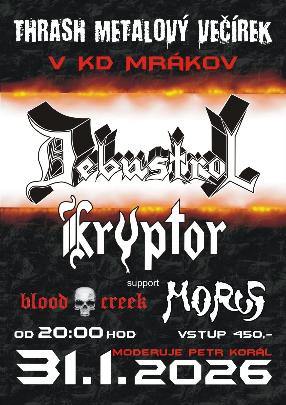 Trash metalový večírek v KD Mrákov