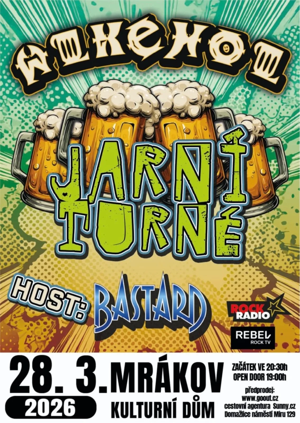 Jarní turné skupiny Alkehol