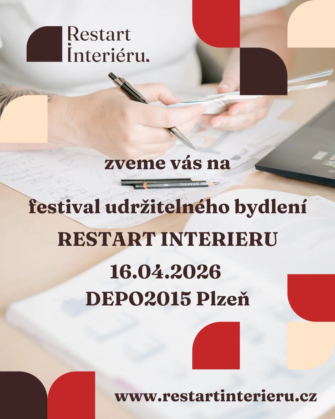 Festival udržitelného bydlení s názvem Restart interiéru