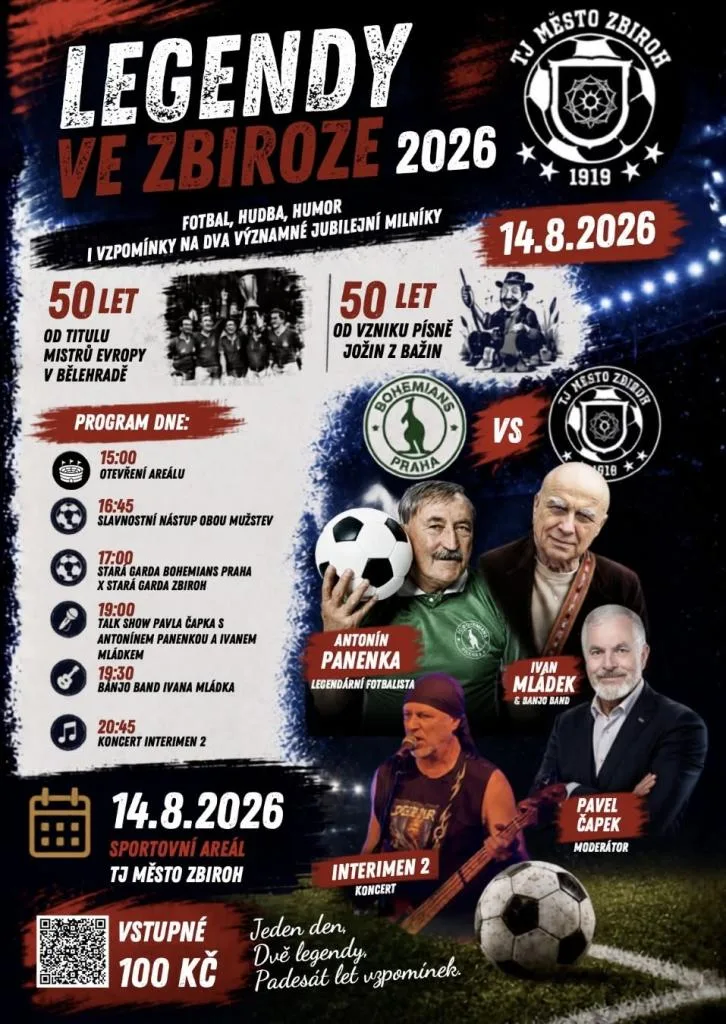 Panenka a Mládek ve Zbirohu oslaví 50 let od svých úspěchů