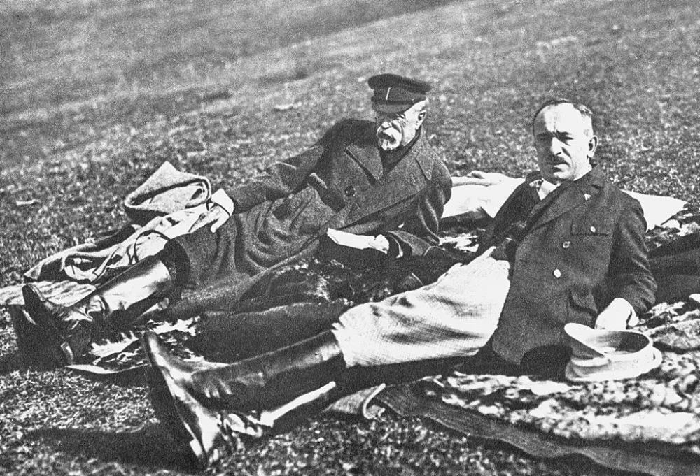 Beneš s T. G. Masarykem.