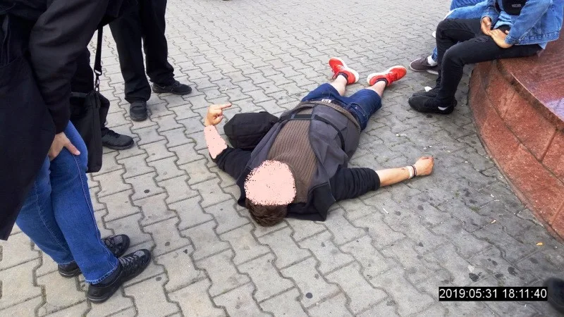 Opilý muž.