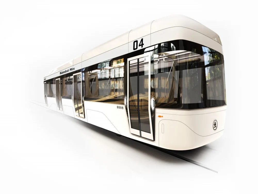 Plzeňští studenti jako vizi dopravy ukázali tramvaje bez řidiče.