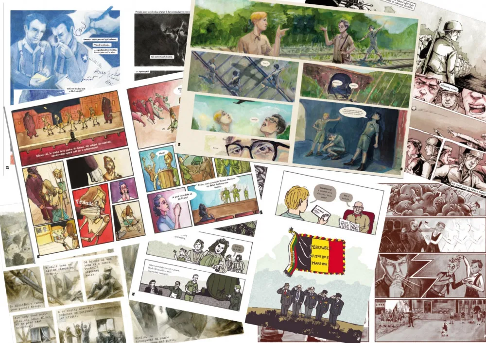 Studenti Sutnarky vytvořili komiks na základě skutečných příběhů z konce války