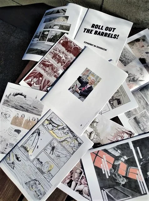 Studenti Sutnarky vytvořili komiks na základě 11 skutečných příběhů z konce války