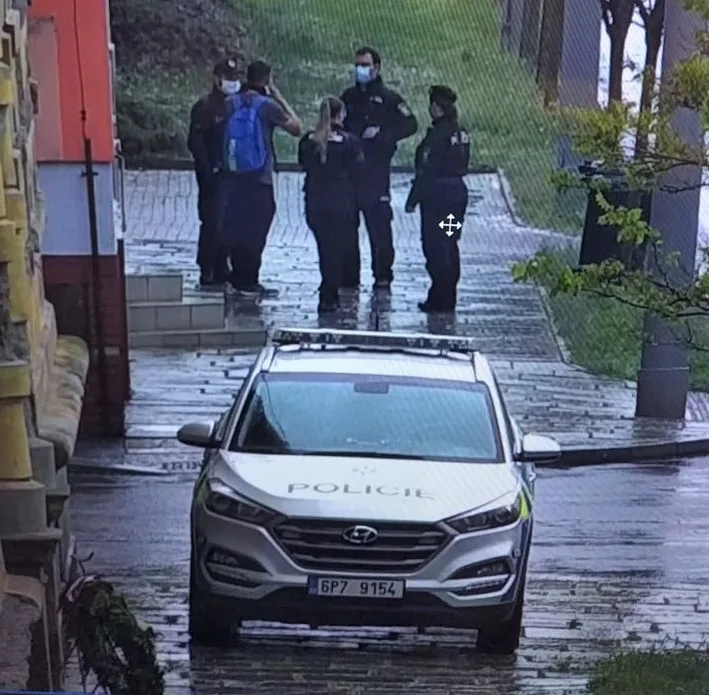 Incident řeší na místě činu policie