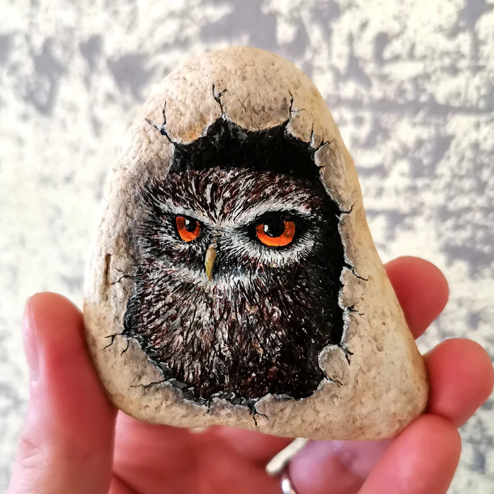 Nový fenomén, malování na kameny. Spojuje rodiny a cizí potěší, říká grafik Ondřej Musil